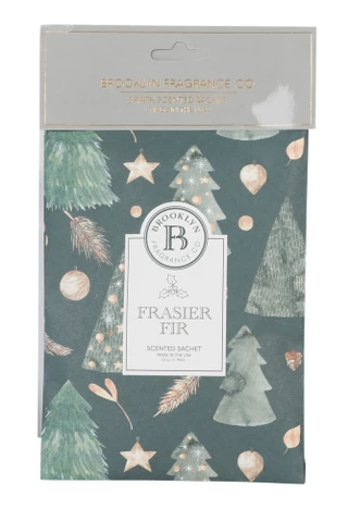 Thumbnail 1: Brooklyn Fragrance Co. 3 Pk Christmas Frasier Fir Scented Sachets 
