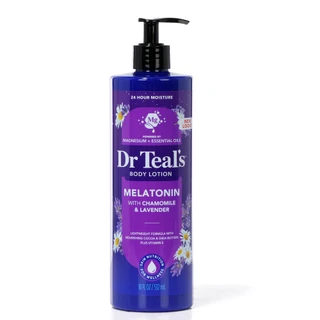 Thumbnail 1: Dr. Teal's 18 oz Melatonin w/ Chamomile & Lavender Body Lotion 