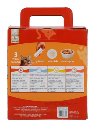 Thumbnail 2: LICKABLES 100 Ct Variety Pack Lickable Creamy Cat Treat Tubes 