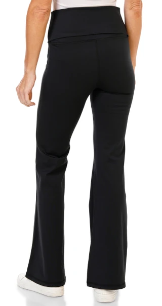 Thumbnail 2: Yogalicious Women's Active Foldover Flared Leggings  