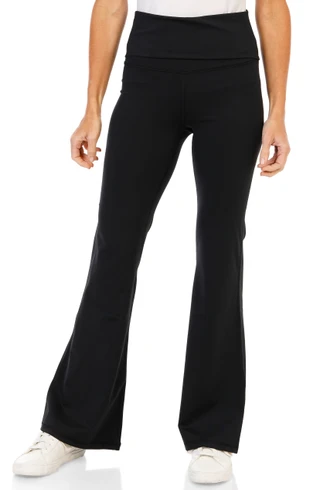 Thumbnail 1: Yogalicious Women's Active Foldover Flared Leggings  