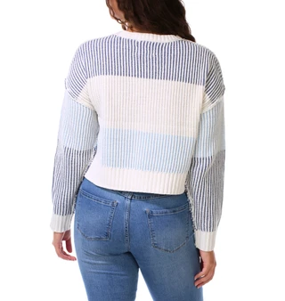 Thumbnail 2: No Comment Juniors Pullover Crop Sweater 