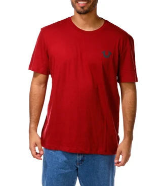 Thumbnail 1: True Religion Men's Buddha Graphic Crew Neck Tee 