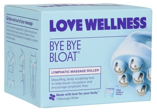 Thumbnail 1: Love Wellness Bye Bye Bloat Lymphatic Massage Roller with Body Oil Sample 