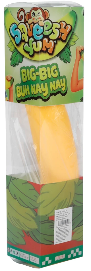 Thumbnail 1: Squeesh Yum 16 in Big & Stretchy Banana Fidget Toy  