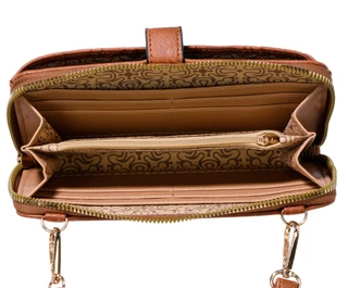 Thumbnail 2: DS Fashion Tooled Faux Leather Wallet On A String  