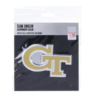 Thumbnail 1: Fanmats Georgia Tech Aluminum Color Team Emblem 