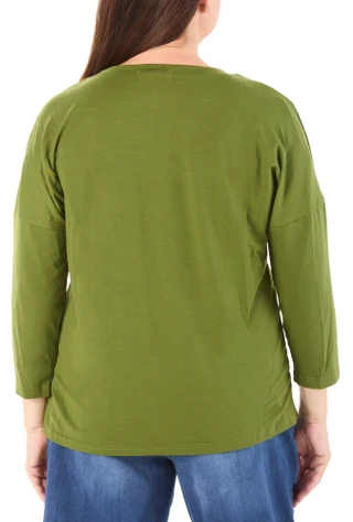 Thumbnail 3: Stem & Vine Women's Plus Double Studded Top  