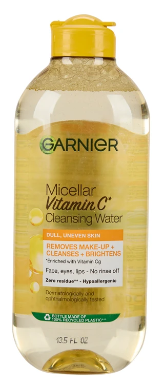 Thumbnail 1: GARNIER 13.5 oz Micellar Vitamin C Cleansing Water 