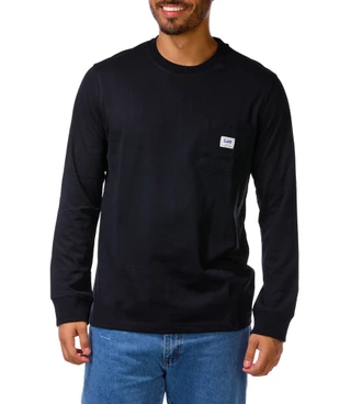 Thumbnail 1: Lee Men's Long Sleeve Label Pocket Tee 