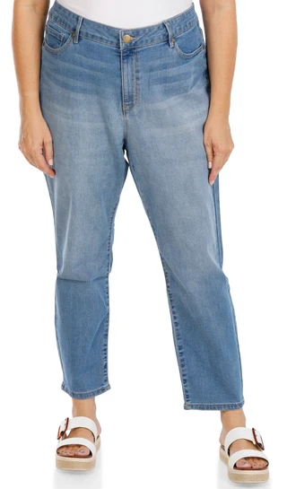 Thumbnail 1: D. Jeans Women's Plus High Rise Ankle Jeans  
