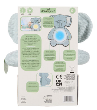 Thumbnail 2: DREAMGRO Light & Lullaby Elephant Soother Toy 