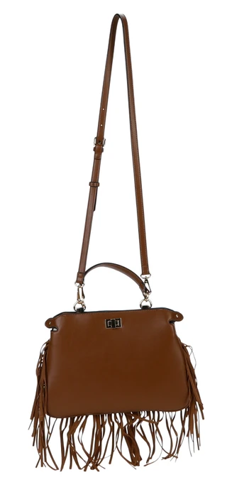 Thumbnail 1: BCBGeneration Triple Compartment Fringe Crossbody Satchel 