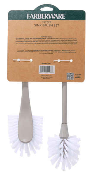 Thumbnail 2: Farberware 2 Pc Multipurpose Sink Brush Set 