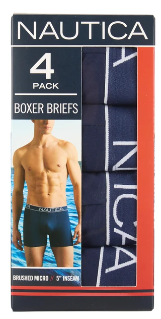 Thumbnail 1: Nautica Men's 4 Pk Boxer Briefs 