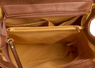 Thumbnail 2: DS Fashion Deep Embossed Large Hobo Bag with Braided Handle 