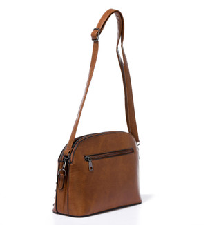Thumbnail 3: Sam  & Hadley Triple Compartment Studded Dome Satchel with Strap 