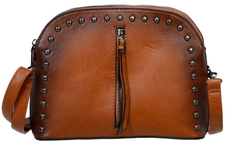 Thumbnail 1: Sam  & Hadley Triple Compartment Studded Dome Satchel with Strap 