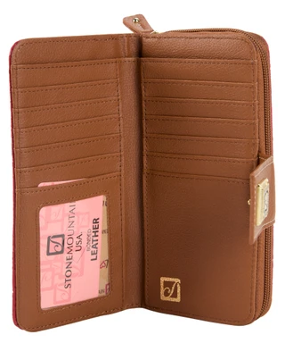 Thumbnail 3: Stone Mountain Cornell Batik Embossed Wristlet 