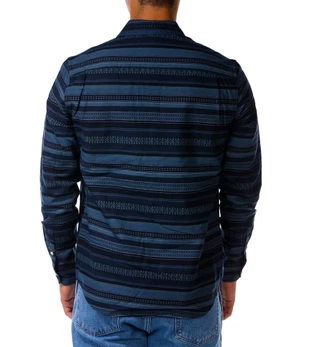 Thumbnail 2: FRYE Men's Long Sleeve Two Pocket Printed Shirt 