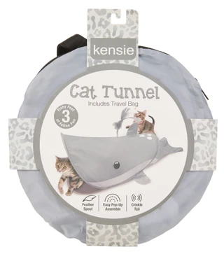 Thumbnail 2: Kensie Pop-Up Shark Cat Tunnel 
