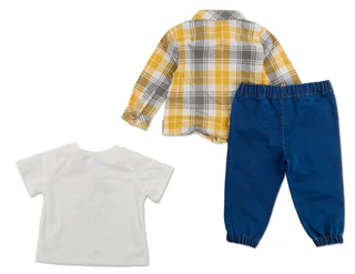 Thumbnail 2: Little Lad Baby Boys 3 Pc Pants Set 