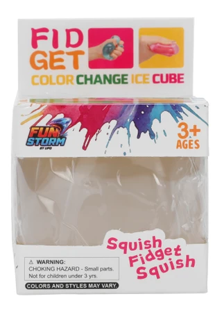Thumbnail 1: Fun Storm Medium Squish Fidget Color Change Ice Cube  