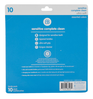 Thumbnail 2: BRUSH BUDDIES 10 Pk Ultra Soft Toothbrushes  