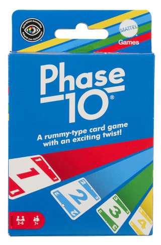 Thumbnail 1: Mattel Phase 10 Card Game 