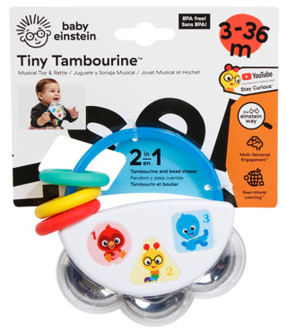 Thumbnail 1: Baby Einstein Tiny Tambourine Musical Toy  