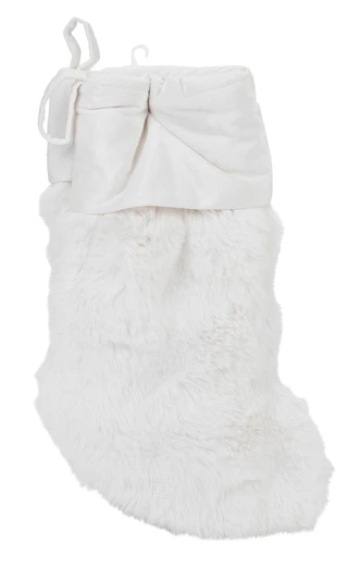 Thumbnail 1: Nicole Miller 2 Pk Christmas Plush Fur Stockings 
