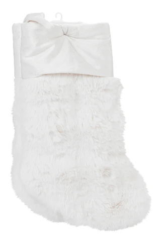 Thumbnail 2: Nicole Miller 2 Pk Christmas Plush Fur Stockings 