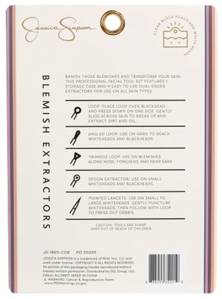 Thumbnail 2: Jessica Simpson 5 Pk Dual Ended Extractors w/ Storage Case 