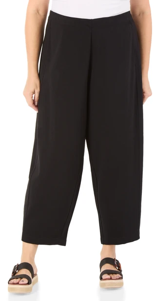 Thumbnail 1: MAX STUDIO Women's Plus Barrel Leg Trouser Pants 
