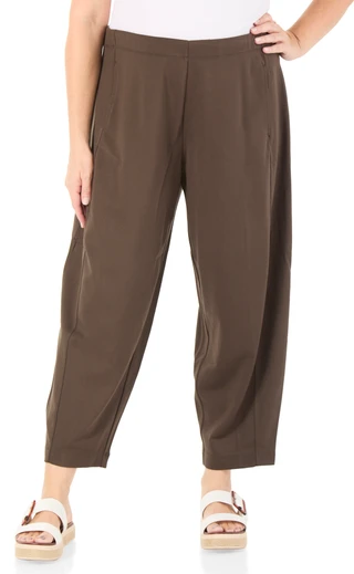 Thumbnail 1: MAX STUDIO Women's Plus Barrel Leg Trouser Pants 