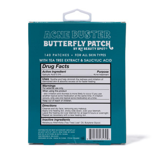 Thumbnail 2: My Beauty Spot 140 Pk Acne Buster Butterfly Patches  
