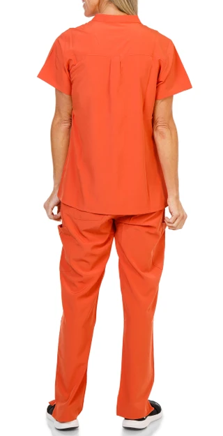 Thumbnail 2: Crush Women's 2 Pc Alyssa 4 Way Stretch V Neck-Multi Pocket Scrubs 