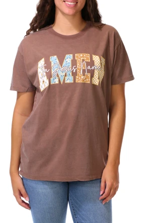 Thumbnail 1: Vintage threadz Juniors Graphic Boyfriend Tee 