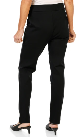 Thumbnail 2: Rafaella Women's Pull On Slim Leg Tailored Pants 