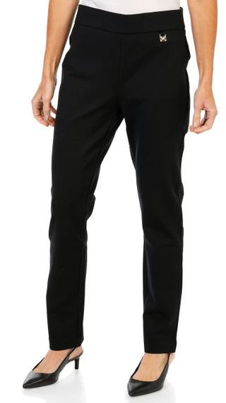 Thumbnail 1: Rafaella Women's Pull On Slim Leg Tailored Pants 