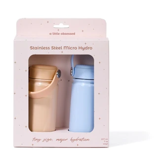 Thumbnail 1: A little obsessed 2 Pk Stainless Steel Micro Hydro Tumbler with Handle 