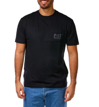 Thumbnail 1: CAT Men's Logo Pocket Crew Neck Tee 