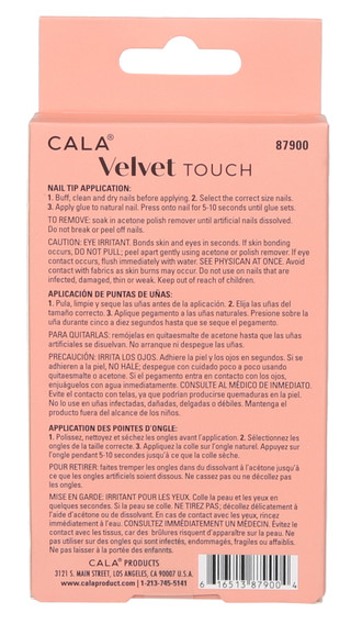 Thumbnail 2: CALA 24 Pc Velvet Touch Short Square Nails  