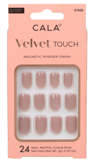 Thumbnail 1: CALA 24 Pc Velvet Touch Short Square Nails  