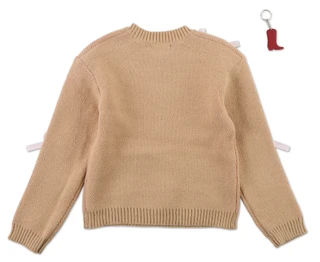 Thumbnail 2: Btween Big Girls Printed Sweater w/ Keychain 