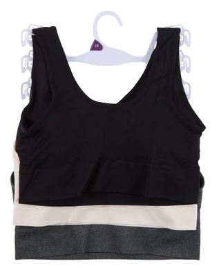 Thumbnail 4: Gloria Vandebilt Women's Plus 3 Pk Seamless Microfiber Comfort Bras 