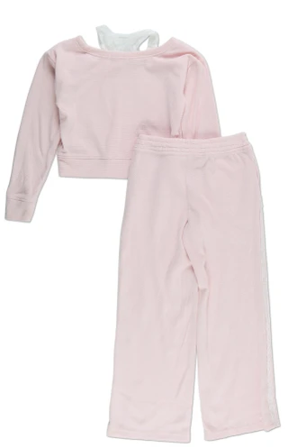 Thumbnail 2: No Comment Big Girls 2 Pc Long Sleeve Top & Pants Set 