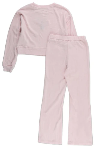 Thumbnail 2: No Comment Big Girls 2 Pc Ribbed Pants Set  