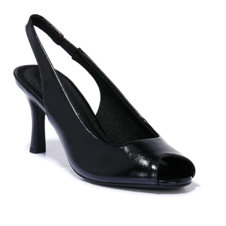 Thumbnail 1: ANNE KLEIN Women's Jacobee Peep Toe Sling Back Heels 