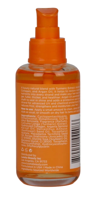 Thumbnail 2: Luesta 3.3 oz Turmeric & Collagen Oil Hair Treatment  